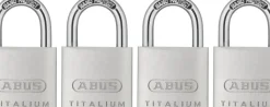 Abus Hangslot Titalium Tkti23/30 4 Stuks-Brico New