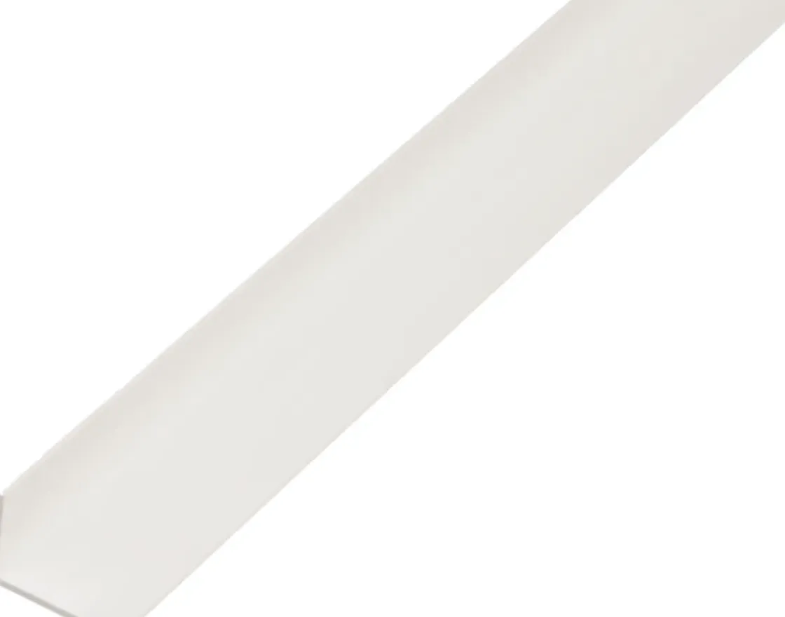 Alberts Hoekprofiel Kunststof Wit 20X10X1,5Mm 2,6M-Brico Hot