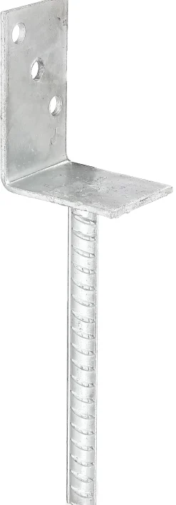 Brico Alberts L-Vormig Paalanker Voor Betonstorten, Geribbeld Staal Best