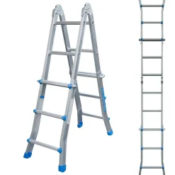 Brico Aldorr Home - Multiladder Uitschuifbare Vouwladder 4X3 - 2,80M Discount