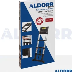 Brico Aldorr Professional - Telescoopladder 3,20M - Met Optigrip™ En Extra Brede Treden Discount