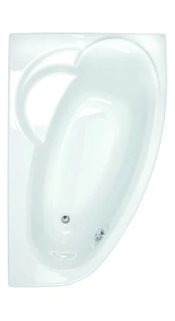 Brico Allibert Asymmetrisch Bad Zeli Links 175X110X53-55Cm Wit Clearance