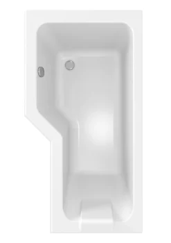 Brico Allibert Bad Lexa Afvoer Links 170X90Cm Wit Hot