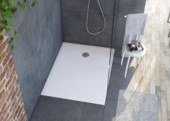 Brico Allibert Douchebak Karbon 120X90Cm Rechthoek Wit New