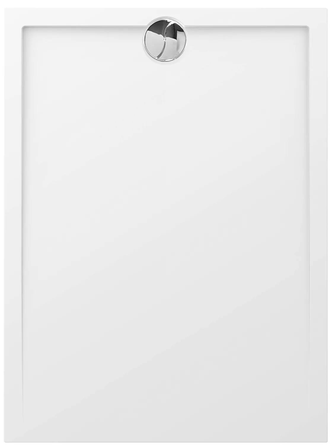 Brico Allibert Douchebak Slim Polybeton 120X90Cm Glanzend Wit