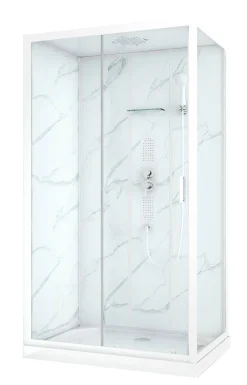 Brico Allibert Douchecabine Enohr Rechthoekig 120X80Cm Wit New