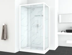 Brico Allibert Douchecabine Enohr Rechthoekig 120X80Cm Wit New