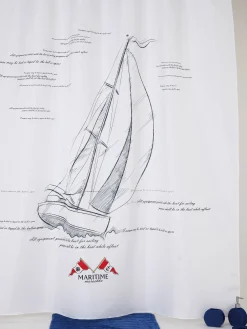 Brico Allibert Douchegordijn Skye Polyester 180X200Cm Best