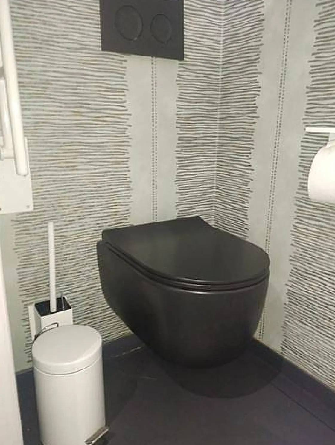 Brico Allibert Inbouwreservoir Set Nero | Zwarte Randloos Toiletpot Best