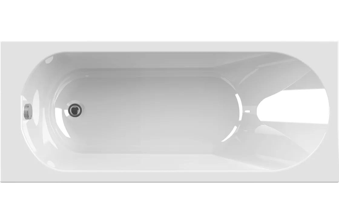 Brico Allibert Rechthoekig Bad Diva 160X70X52,5-54Cm Wit Best