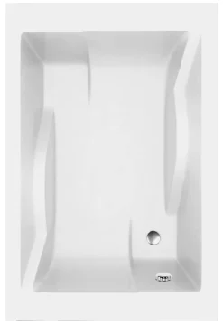 Brico Allibert Rechthoekig Bad Confindence 180X120X56-58Cm Wit New