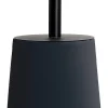 Brico Allibert Toiletborstel Met Houder O'Touch Zwart Soft Touch New