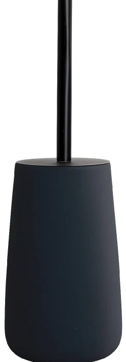 Brico Allibert Toiletborstel Met Houder O'Touch Zwart Soft Touch New