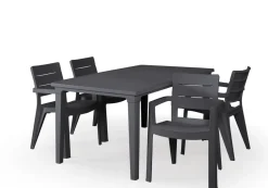 Allibert Tuintafel Futura Kunststof Grafiet 165X94Cm-Brico Clearance