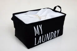 Brico Allibert Wasmand My Laundry Polykatoen Zwart Outlet