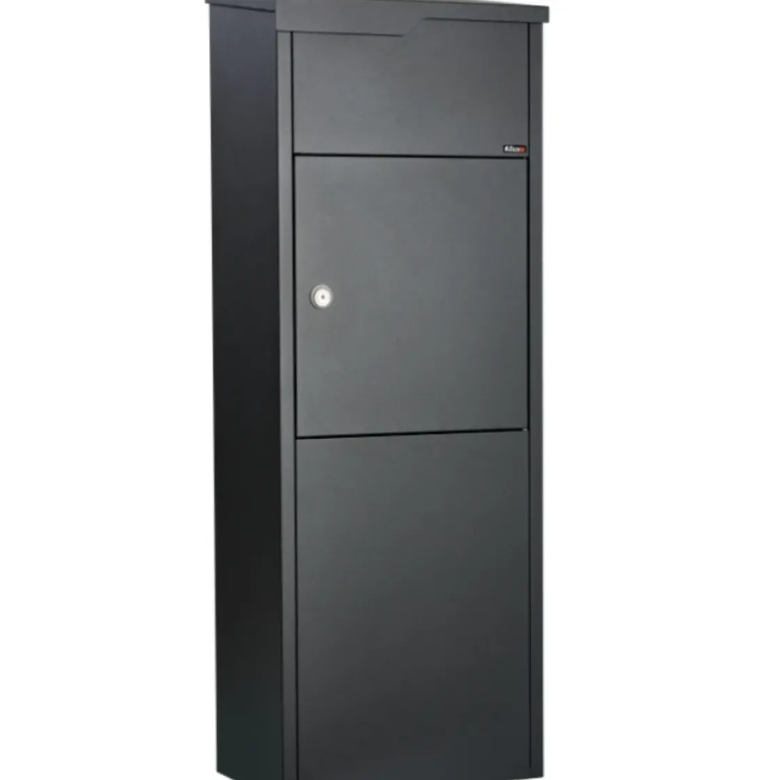 Allux Pakketbrievenbus 650 Staal Zwart-Brico Discount