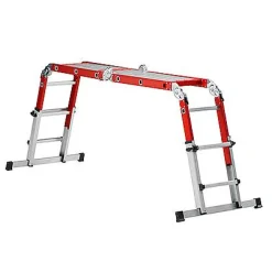Brico Altrex Plooiladder 'Varitrex Do It All' Aluminium 4 X 3 Treden New