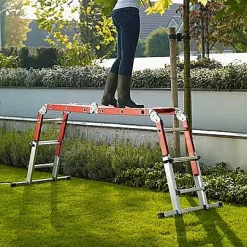 Brico Altrex Plooiladder 'Varitrex Do It All' Aluminium 4 X 3 Treden New