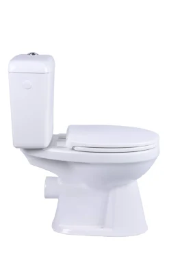 Brico Aquavive Duoblok Toilet Ippari I Pk Aansluiting I Soft-Close Toiletzitting Wit Hot