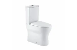 Brico Aquavive Duoblok Toilet| Universele Afvoer| Randloos | Verhoogd +7Cm | Wit Sale