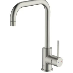 Brico Aquavive Eco Keukenmengkraan Fonti Geborsteld Staal Hot