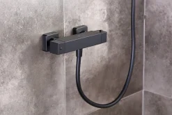 Brico Aquavive Eco Thermostatische Douchekraan Tanaro Zwart 15Cm Best