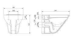 Brico Aquavive Hangtoilet Cetus Wit | Verhoogd Model | Soft-Close Toiletzitting | Randsloos Toiletpot New