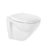 Brico Aquavive Hangtoilet Lanico Wit | Soft-Close Toiletzitting | Randloos Toiletpot Online