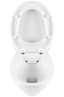 Brico Aquavive Hangtoilet Lanico Wit | Soft-Close Toiletzitting | Randloos Toiletpot Online