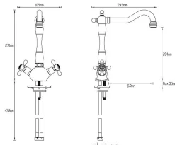Brico Aquavive Keukenkraan Amazon Chroom Clearance