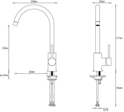 Brico Aquavive Keukenmengkraan Shire Chroom Best
