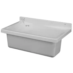 Brico Aquavive Uitgietbak Ardeche Kunststof 54Cm Wit New