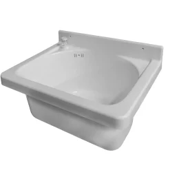 Brico Aquavive Uitgietbak Ardeche Kunststof 54Cm Wit New