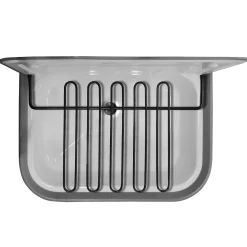 Brico Aquavive Uitgietbak Ornain Staalplaat Wit