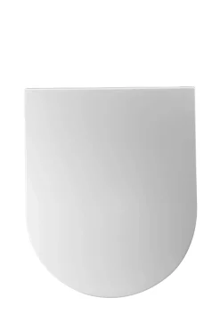 Brico Aquazuro Toiletzitting D-Vorm Murano Duroplast Wit Outlet