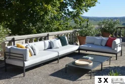 Arcane Bank Tango 160X80X71Cm + Salontafel 80X80X25Cm-Brico