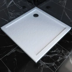 Brico Aurlane Douchebak Pedra 90X90Cm Wit Mat
