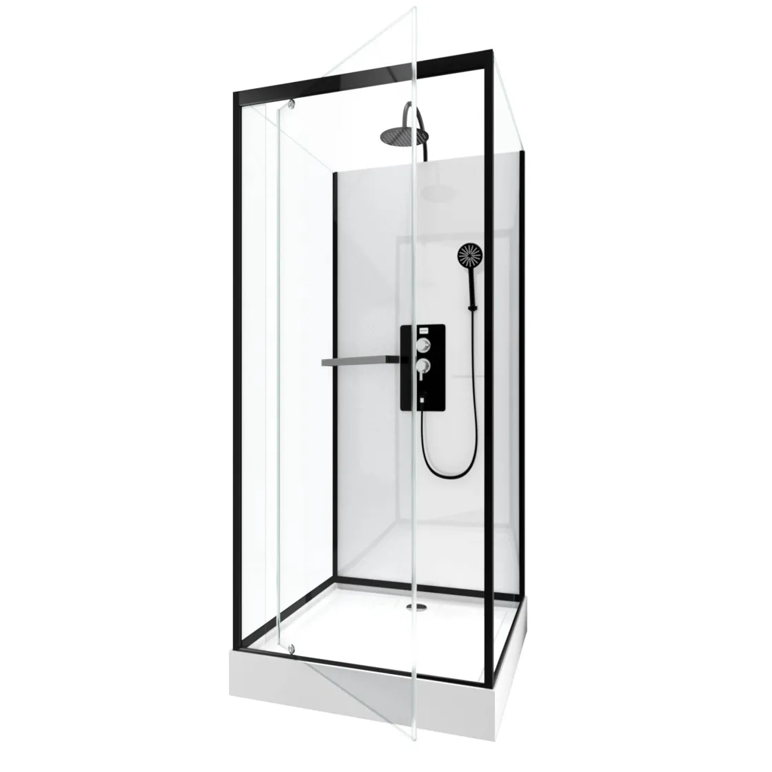 Brico Aurlane Douchecabine City 90X90X219-230Cm Vierkant Online