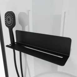 Brico Aurlane Douchecabine Indus2 Xxl 85X160X215Cm Rechthoekig Zwart/Wit New