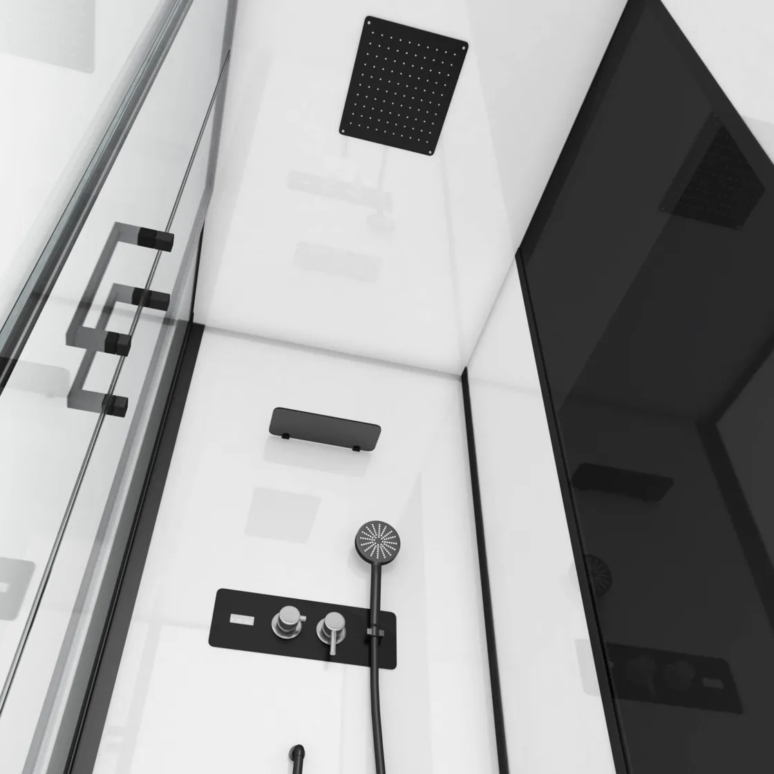 Brico Aurlane Douchecabine Loft 90X170X215Cm High Tray Outlet