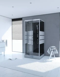 Brico Aurlane Douchecabine Study Chroom 90X90X219-230Cm New