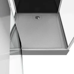 Brico Aurlane Douchecabine Study Chroom 90X90X219-230Cm New