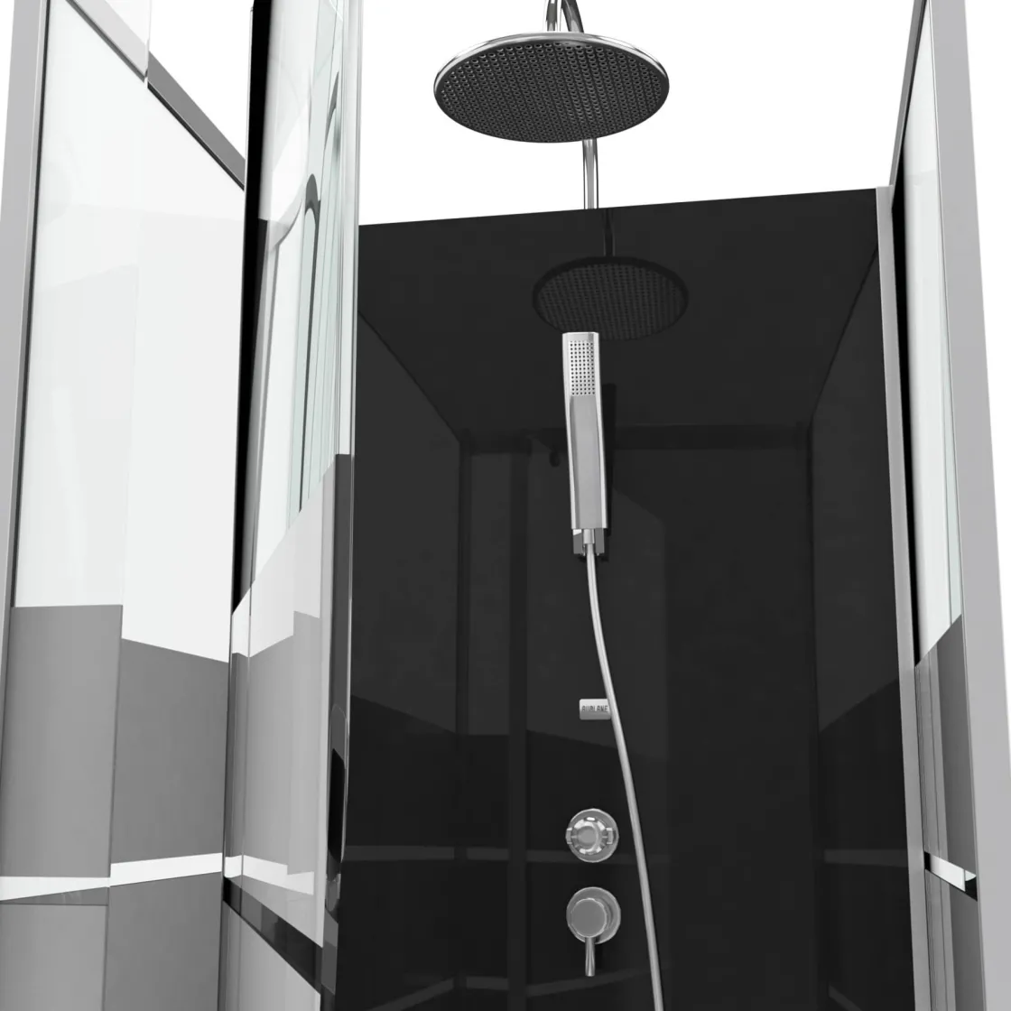 Brico Aurlane Douchecabine Study Chroom 80X80X219-230Cm New