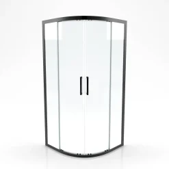 Brico Aurlane Douchedeur Factory Rond 90X90X200Cm Zwart Clearance