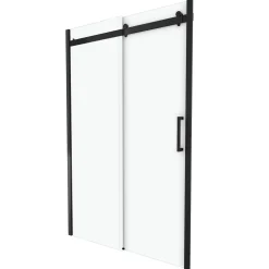 Brico Aurlane Schuifdeur Roll Black 140Cm 8Mm Dik Veiligheidsglas Outlet