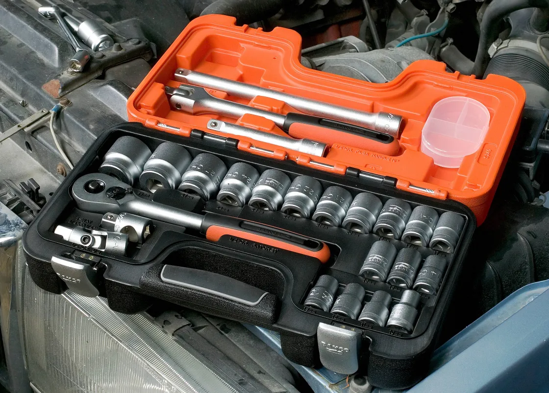 Brico Bahco Doppenset Met Ratel – 24 Stuks Clearance