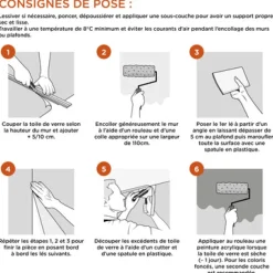 Baseline Glasweefselbehang Ruit 50M 100 Gram-Brico