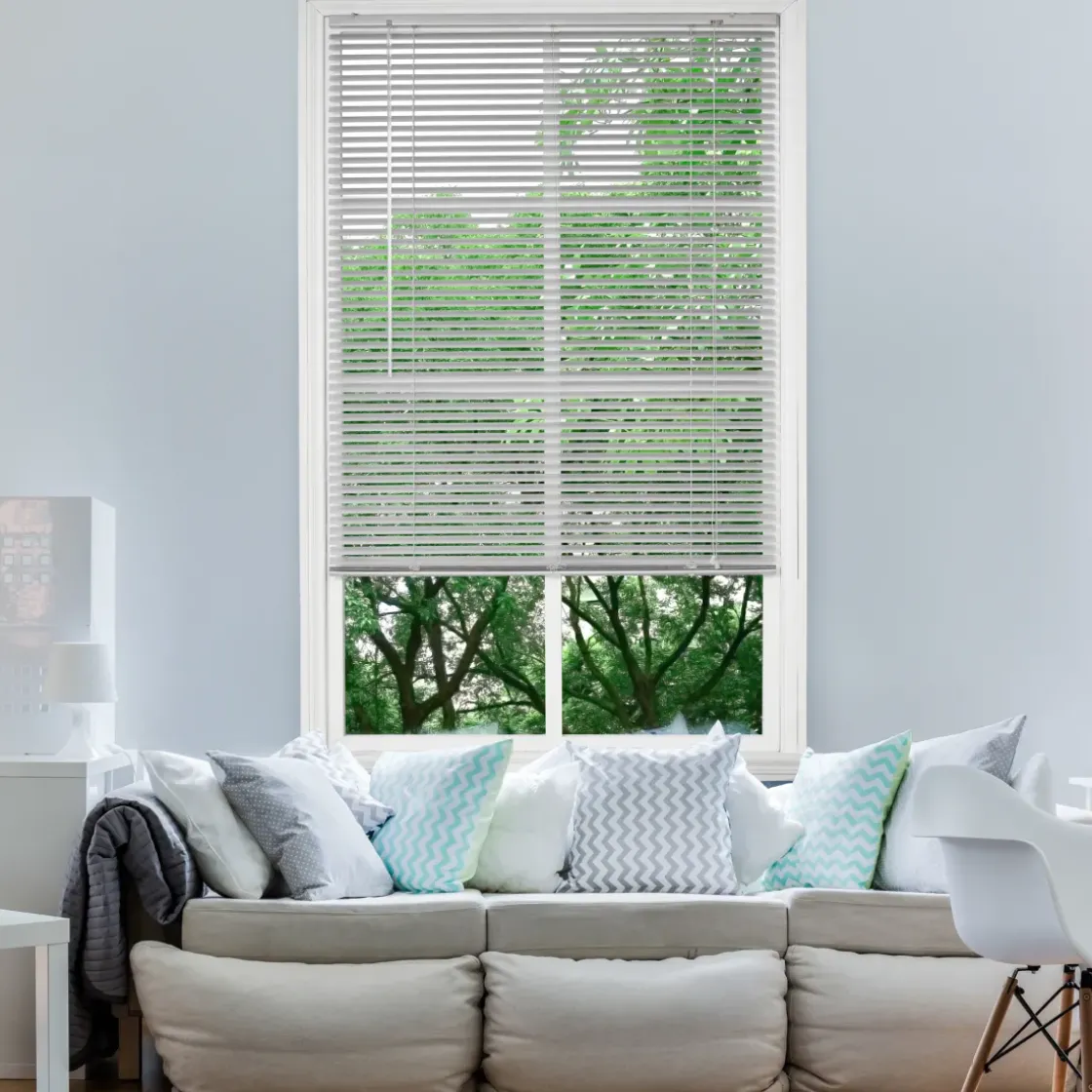 Baseline Horizontale Jaloezie Aluminium Zilver 100X130Cm-Brico Sale