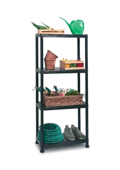 Brico Baseline Opbergrek 60/4 Zwart 30X60X135Cm