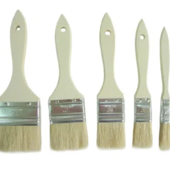 Baseline Plat Kwast Hout - 5 Stuks-Brico Discount